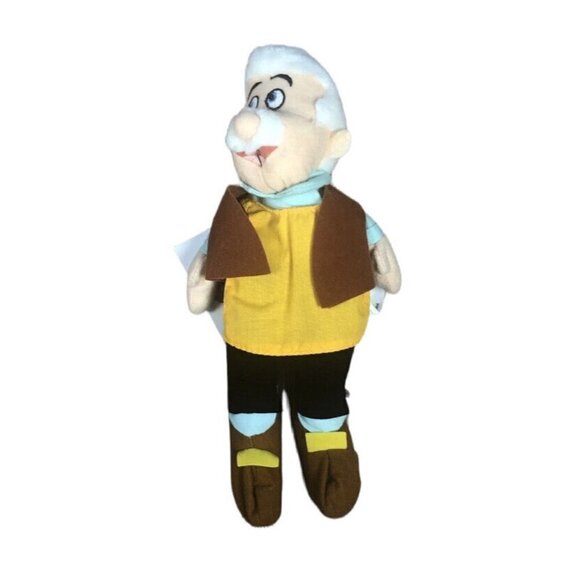 The Disney Store Pinocchio Geppetto 8" Mini Bean Bag Plush pp1 - Picture 1 of 9
